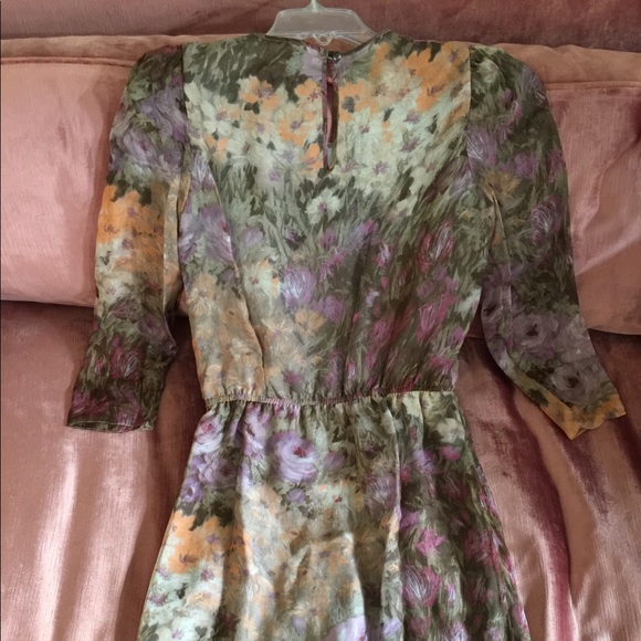 Lerario Beatriz chiffon flower dress - Picture 3 of 4